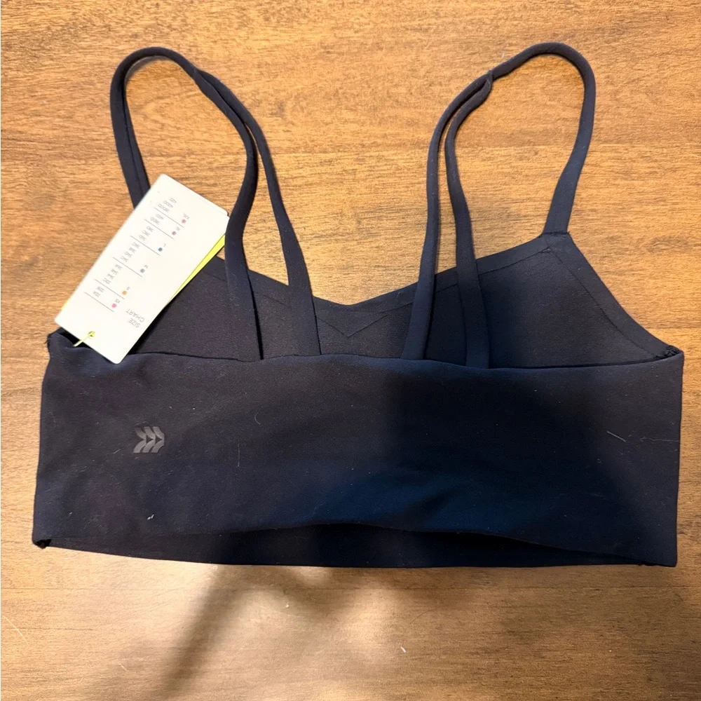 All in Motion Everyday Soft Strappy Bra Black Size Small NWT Light Support - Picture 2 of 5